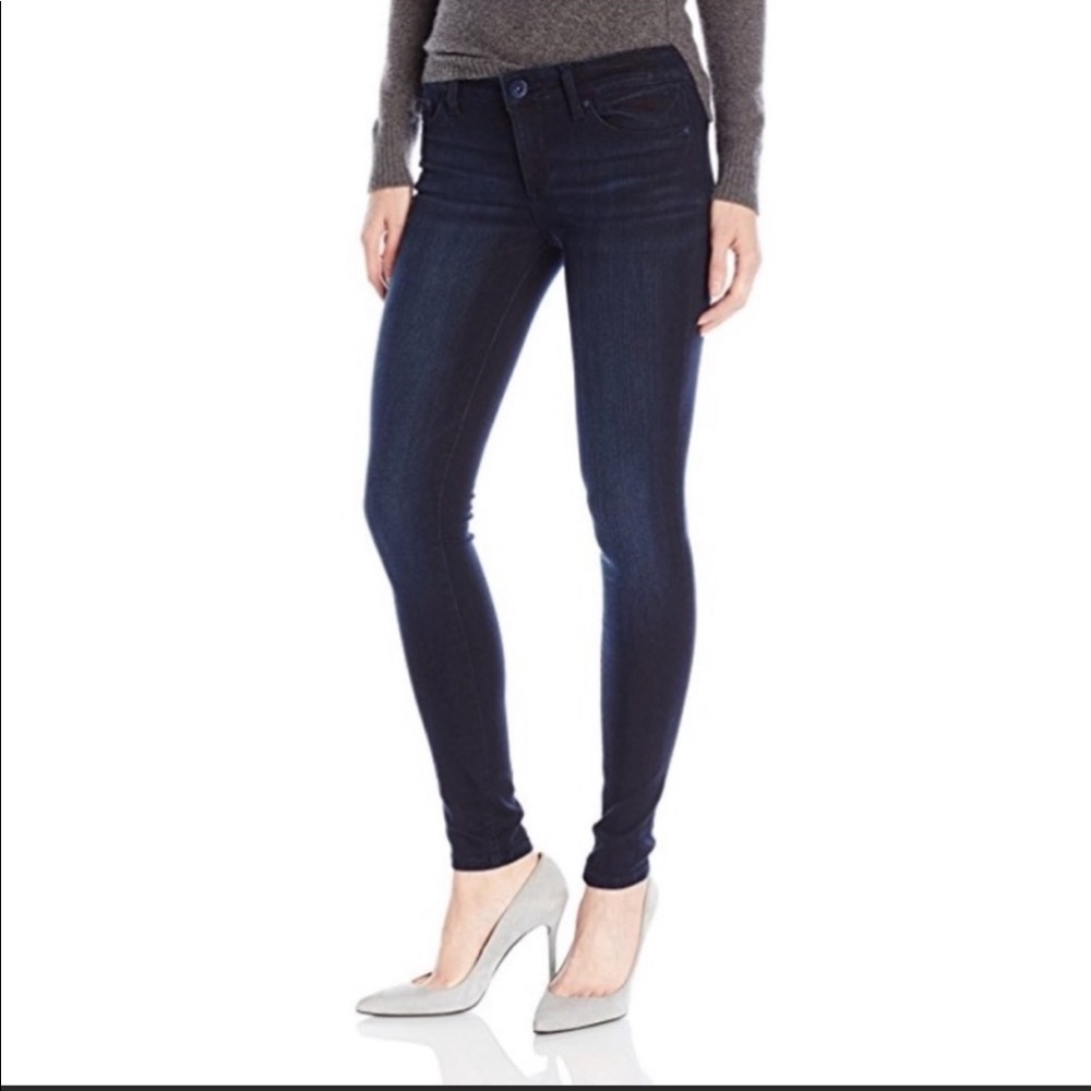 New DL1961 EMMA dark blue denim jeans pant sz 30 stretch skinny